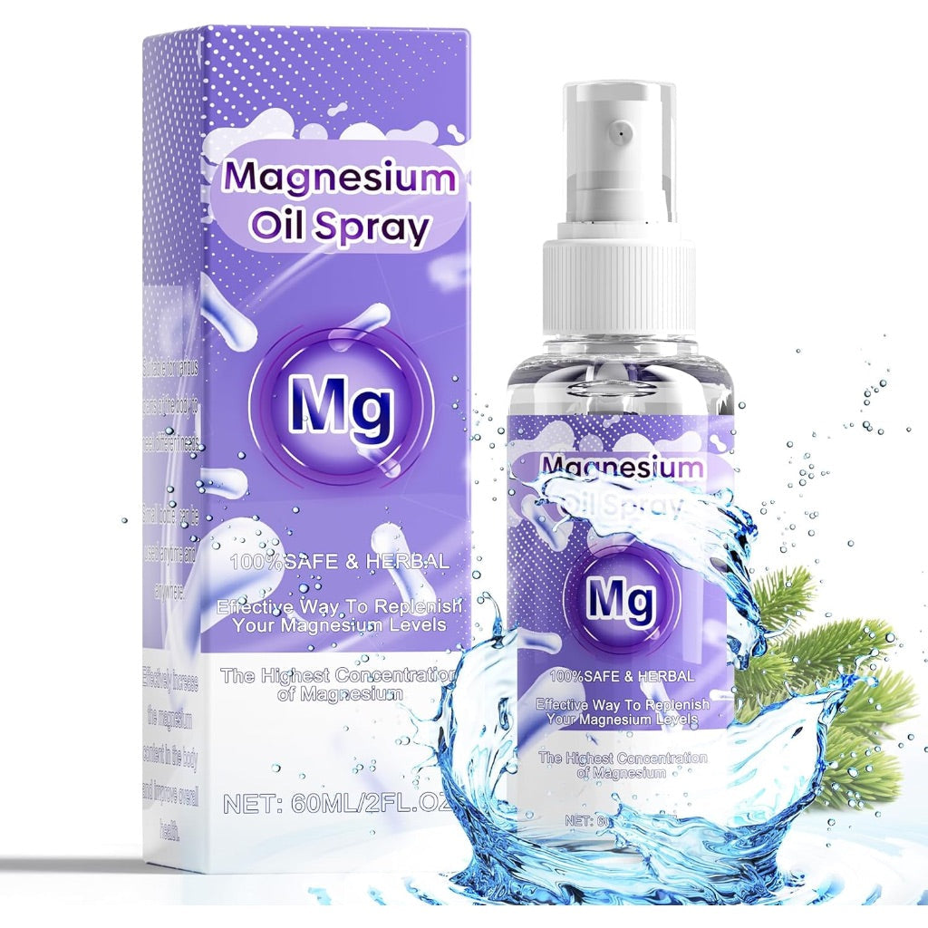 Magnesium Oil 100% Pure Organic Spray for Skin & Body - 2 fl. oz.
