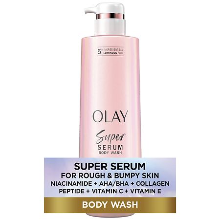 Olay Women's Super Serum Body Wash for Rough & Bumpy Skin - 18.5 fl. oz.