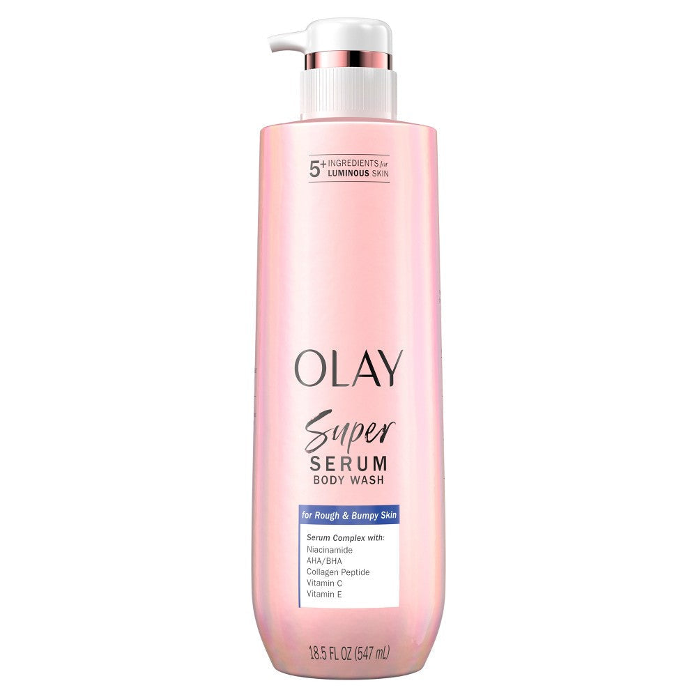 Olay Women's Super Serum Body Wash for Rough & Bumpy Skin - 18.5 fl. oz.