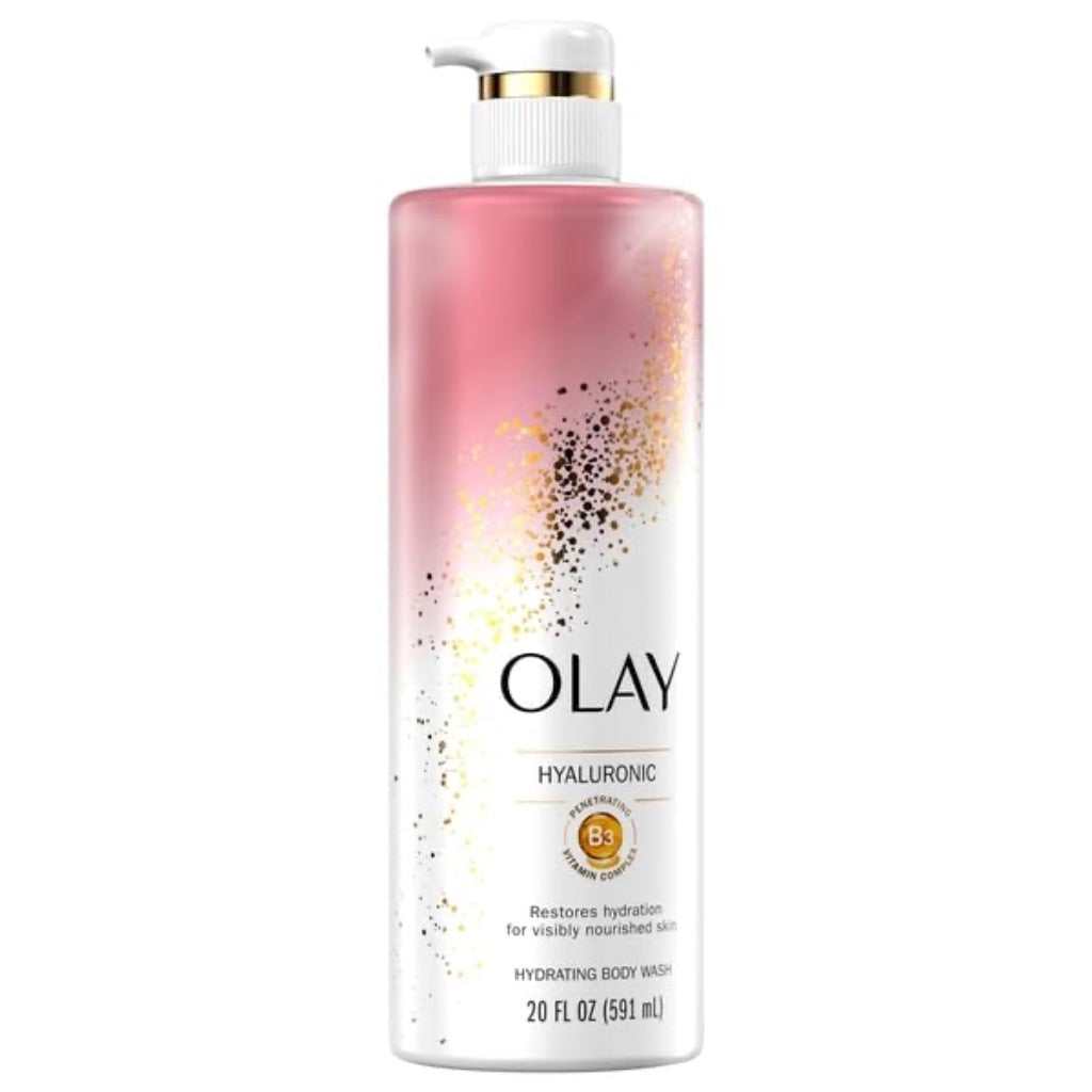 Olay Intensely Hydrating Body Wash with Vitamin B3 and Hyaluronic Acid - Lightly Scented, 20 fl. oz.
