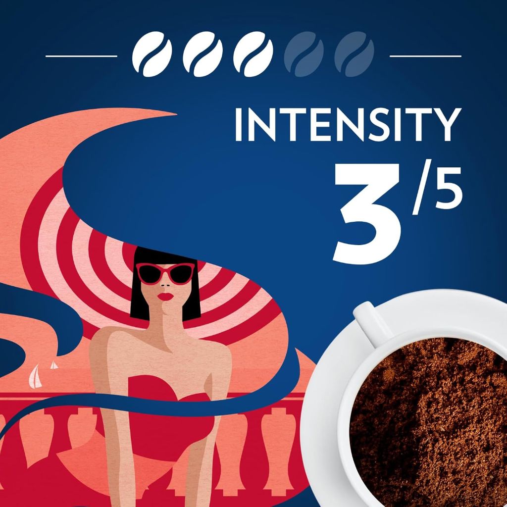 Lavazza Dolcevita Classico Medium Roast Ground Coffee 12oz Bags, 6 Pack