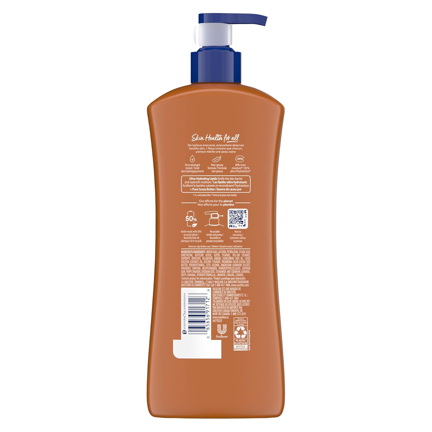 Vaseline Intensive Care Cocoa Radiant Body Lotion for Dry Skin - 20.3 fl oz