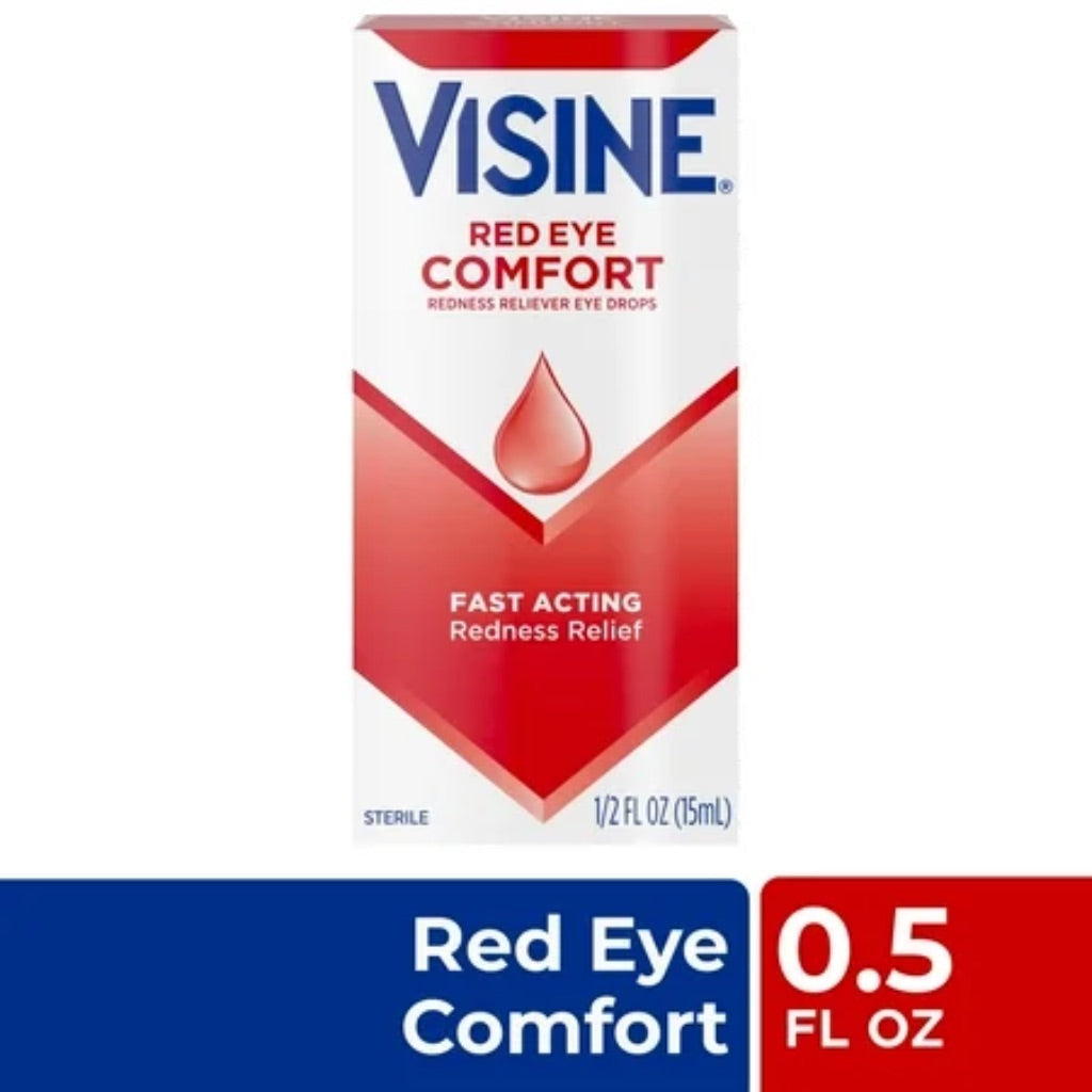 Visine Redness Relief Original Sterile Tetrahydrozoline HCl Eye Drops - 0.65 fl oz