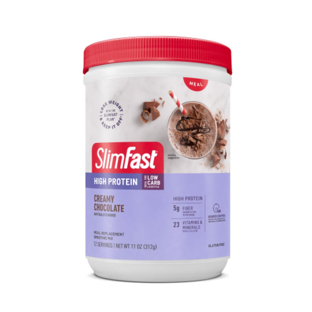 SlimFast High Protein Meal Replacement Powder - Creamy Chocolate, 11oz.