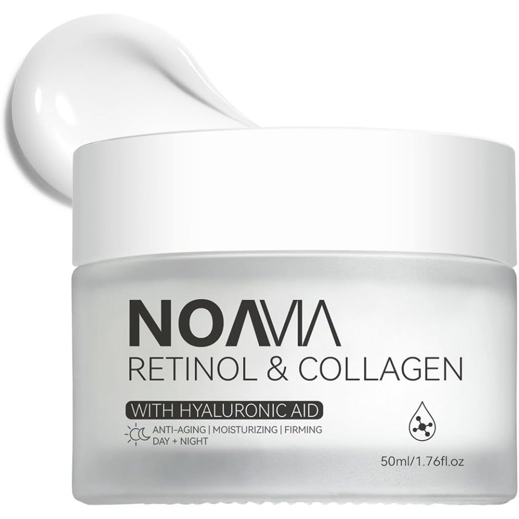 Retinol Moisturizer Face Cream,Day and Night Skin Care for Women and Men Anti Aging Facial Moisturizer with Simply Vital Collagen Retinol Hyaluronic Acid, Neck Firming and Tightening