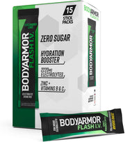 BODYARMOR Flash IV Electrolyte Drink Mix Powder - Cucumber Lime, 15ct