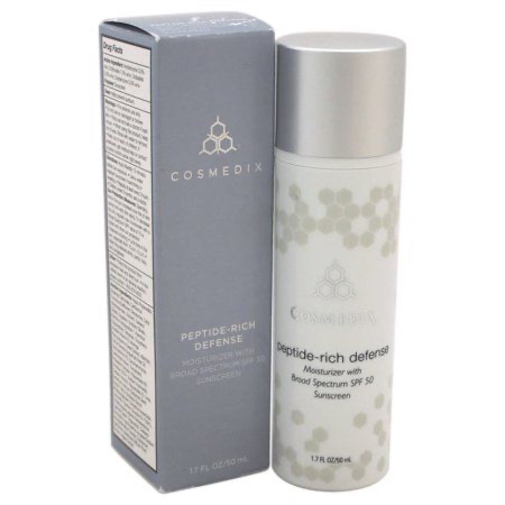 COSMEDIX Peptide Rich Defense Moisturiser with Broad Spectrum SPF 50 - 1.7 fl. oz.