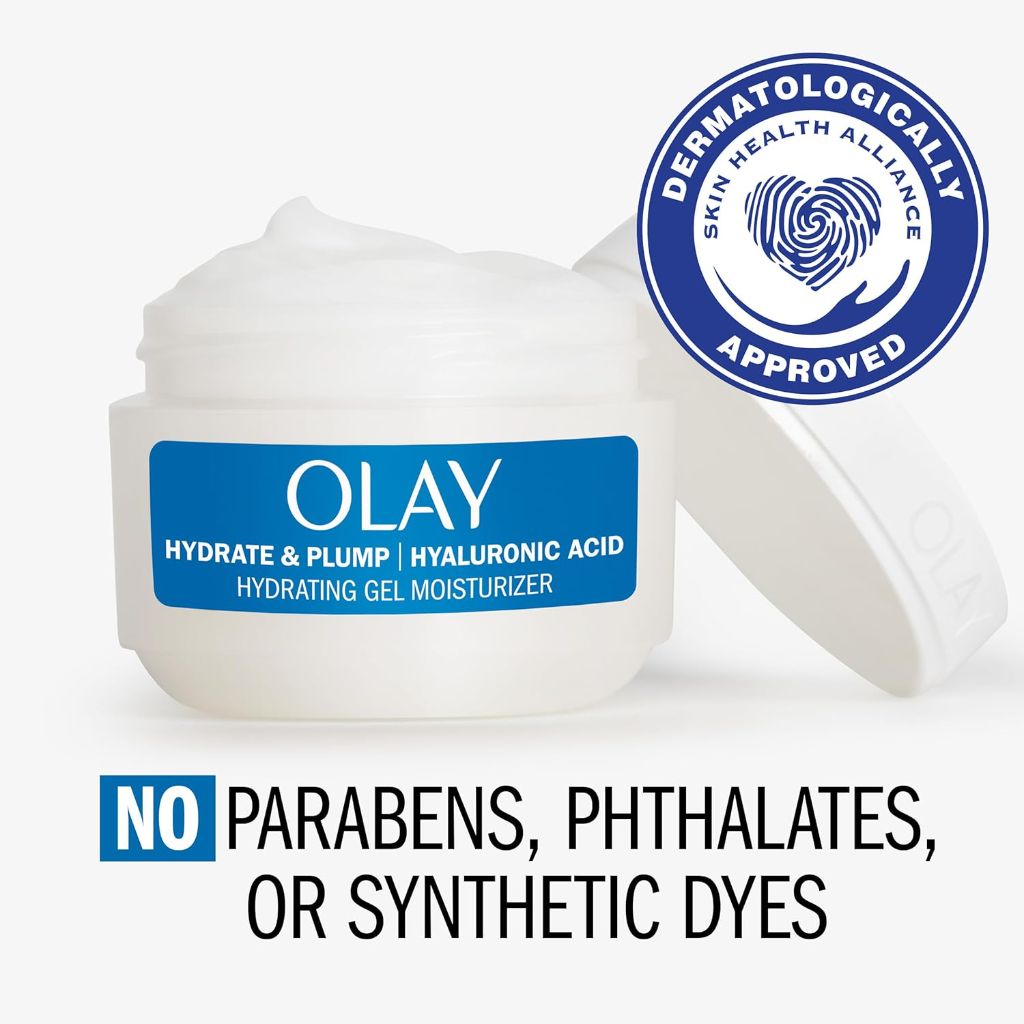 Olay Hydrate & Plump Hylauronic Acid Gel Face Moisturizer - 2oz.