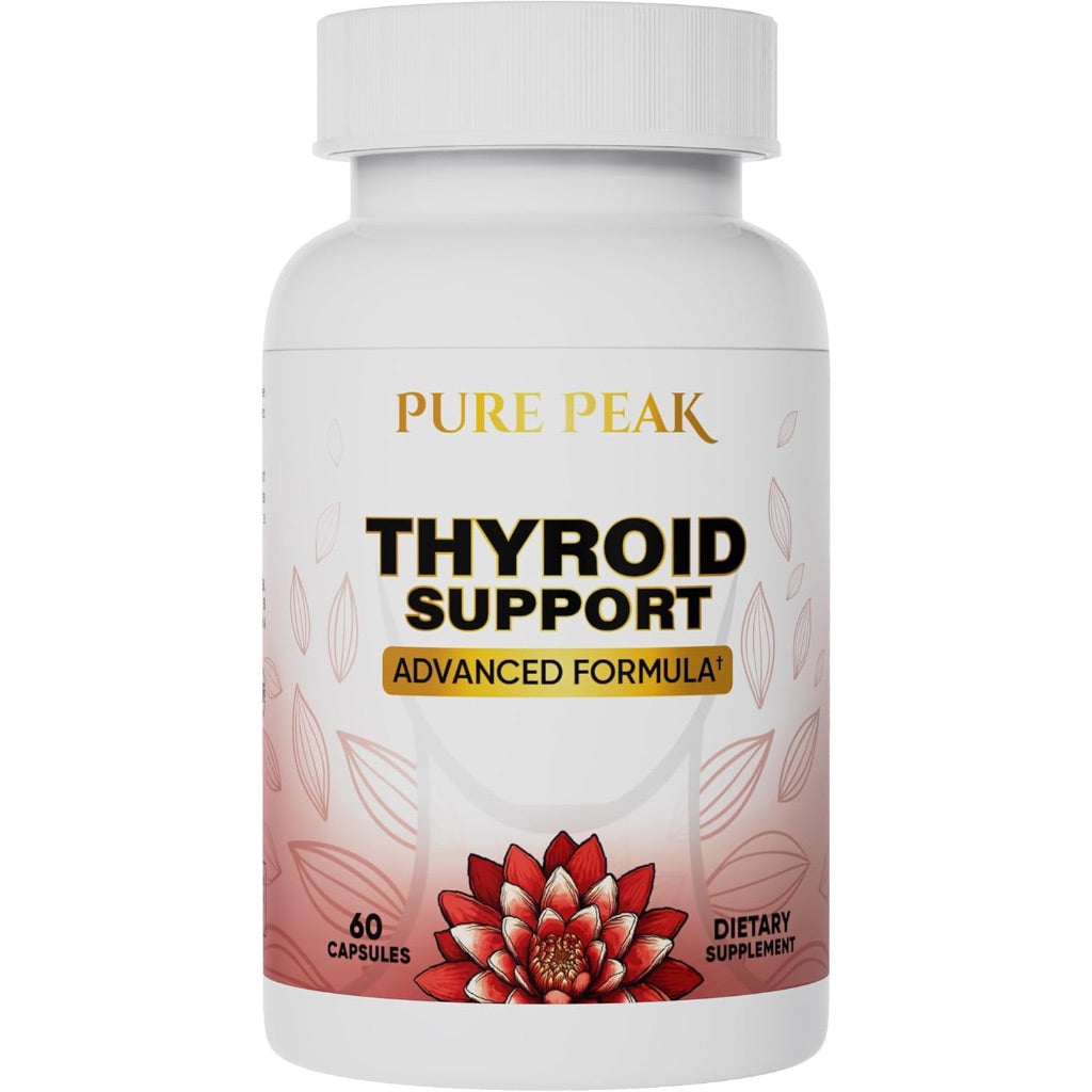 Pure Peak Advanced Formula Thyroid Support Supplement - 60 Capsules