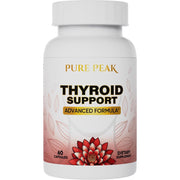 Pure Peak Advanced Formula Thyroid Support Supplement - 60 Capsules