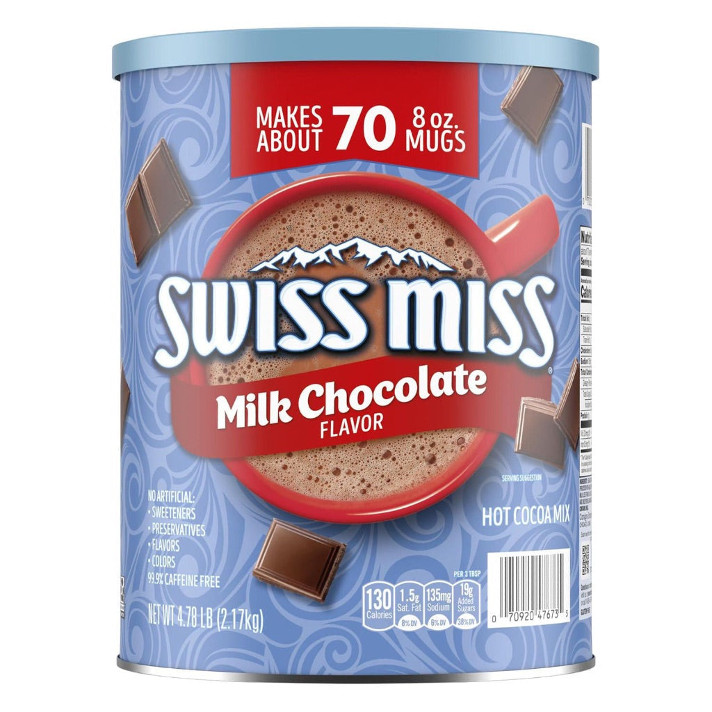 Swiss Miss Milk Chocolate Hot Cocoa Mix Canister (76.5 Ounce)