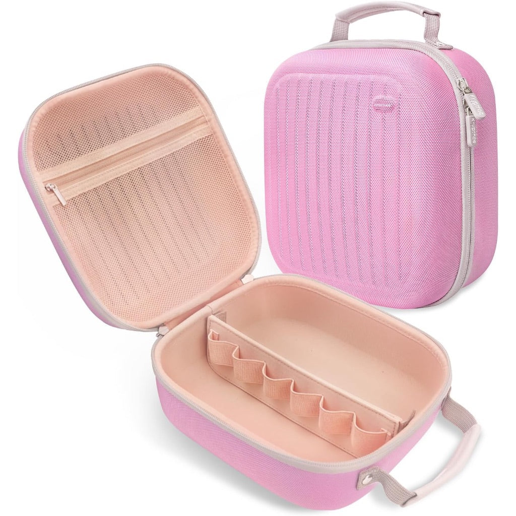 Krypthos Hardshell Travel Makeup Case - Pink
