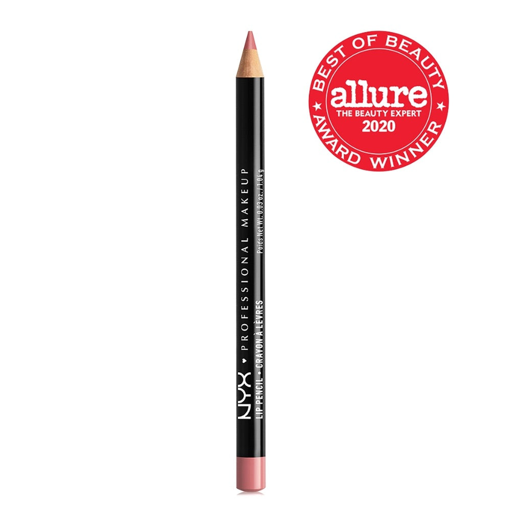 NYX Professional Makeup Long-Lasting Slim Creamy Lip Pencil - Rose