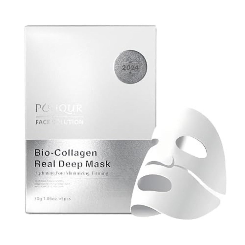 BioCollagen Real Deep Hydrating Overnight Hydrogel Face Mask - 5 Pack