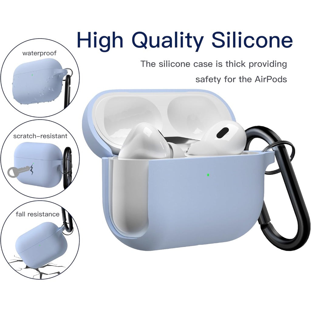 Brujula Silicone Protective Case for AirPods Pro 3 - Light Blue