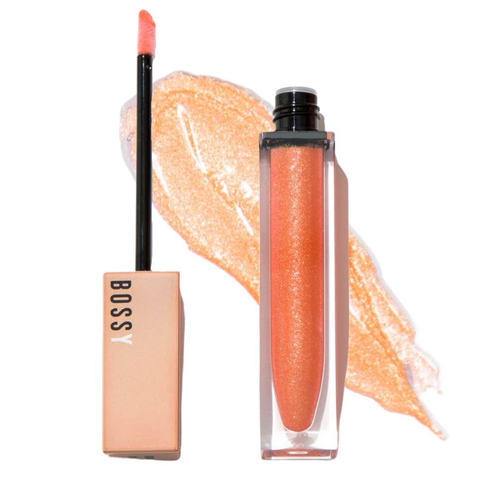 Bossy Cosmetics Power Woman Essentials Lip Gloss - Outspoken (Warm Orange)