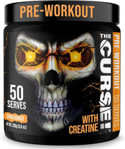 JNX Sports The Curse! Pre-Workout Powder - Orange Mango, 50 Servings