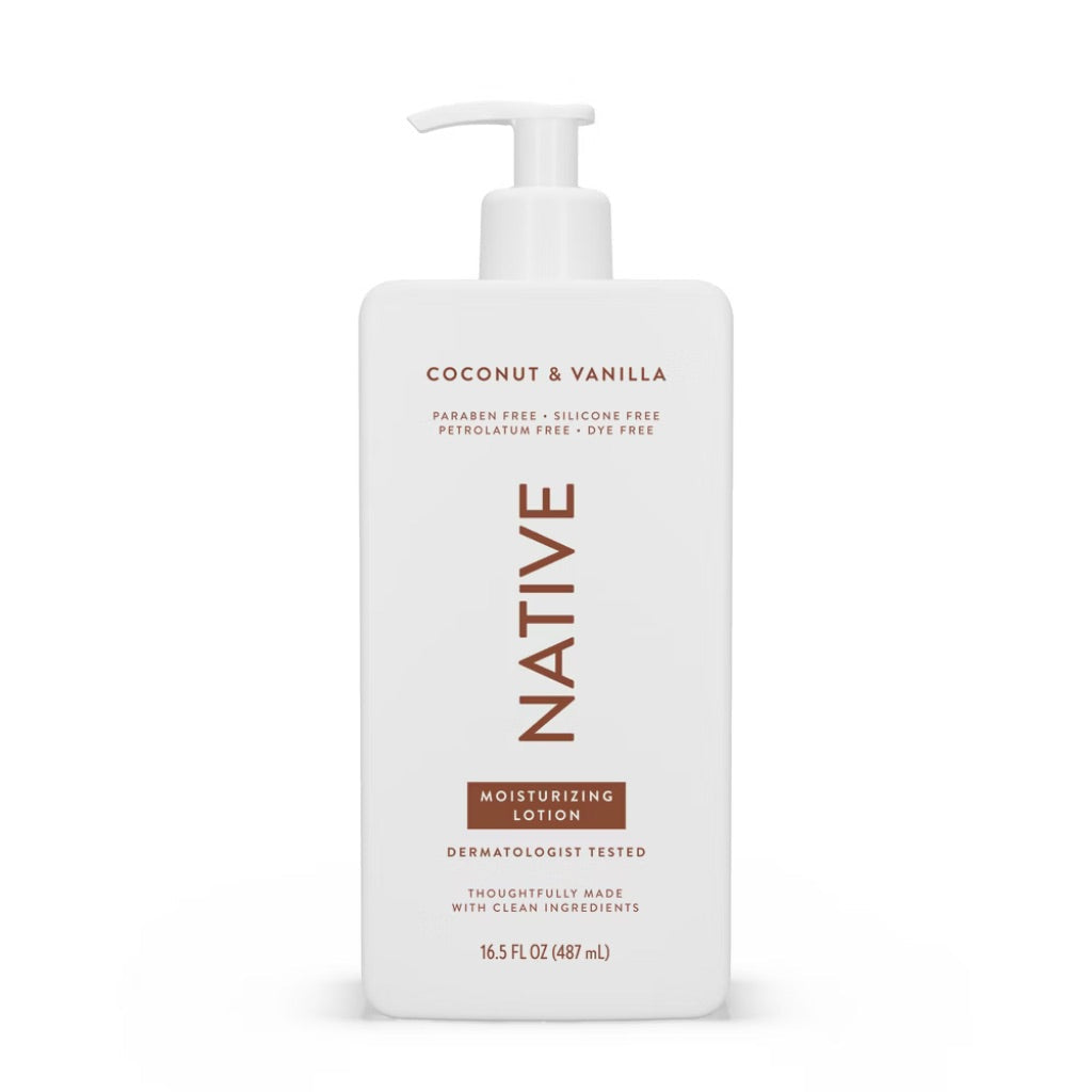 Native Moisturizing Lotion, Paraben Free - Coconut & Vanilla, 16.5 fl. oz.
