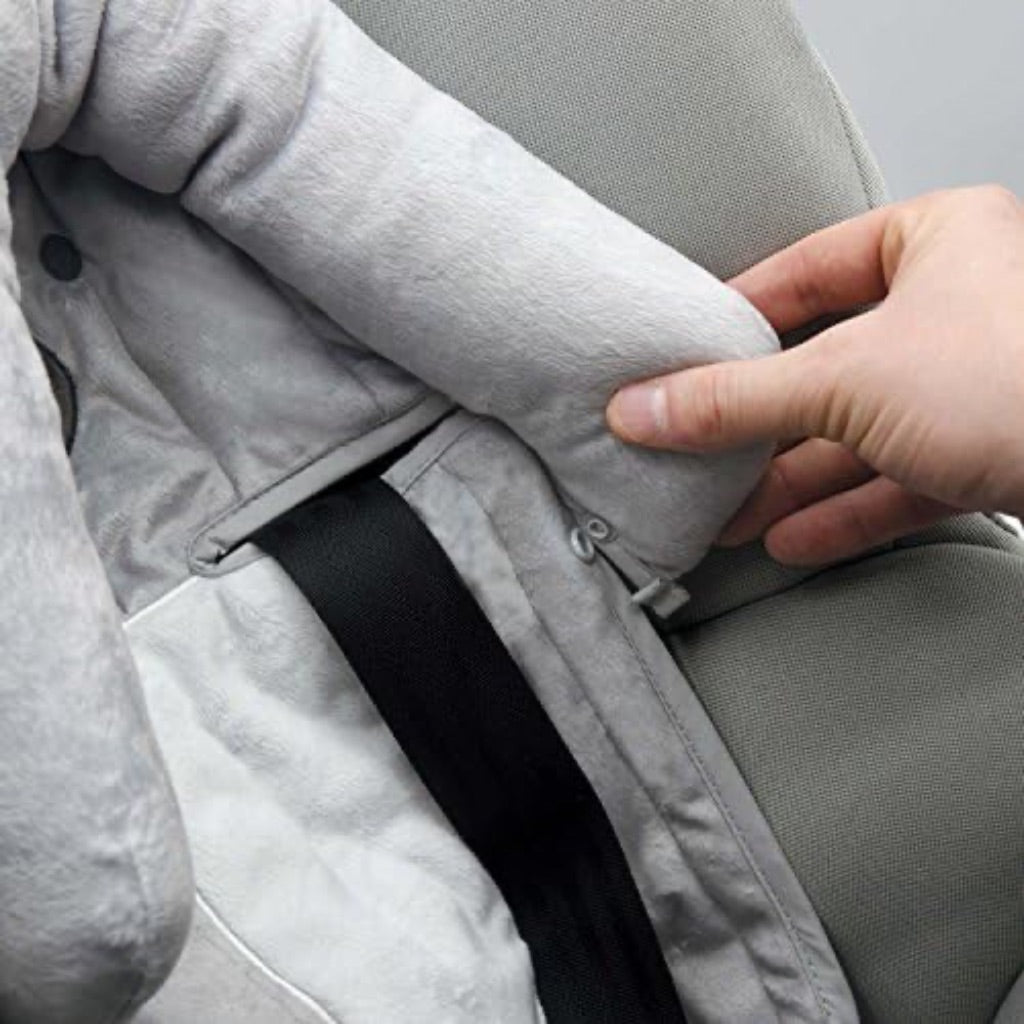 Travel Bug Baby & Toddler 3-Piece Head Support & Strap Covers Set for Car Seats, Strollers & Bouncers - (Koala)