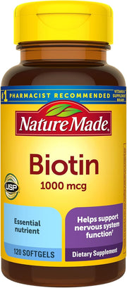 Nature Made Biotin 1000mcg - 120 Softgels
