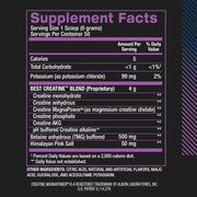 BPI Sports Best Creatine Monohydrate Powder - Fruit Punch, 50 Servings