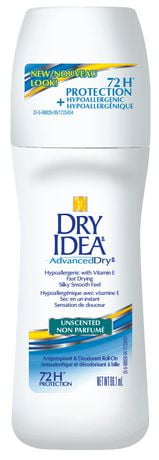 Dry Idea Advanced Dry with Vitamin E Roll On Antipersperant - Unscented