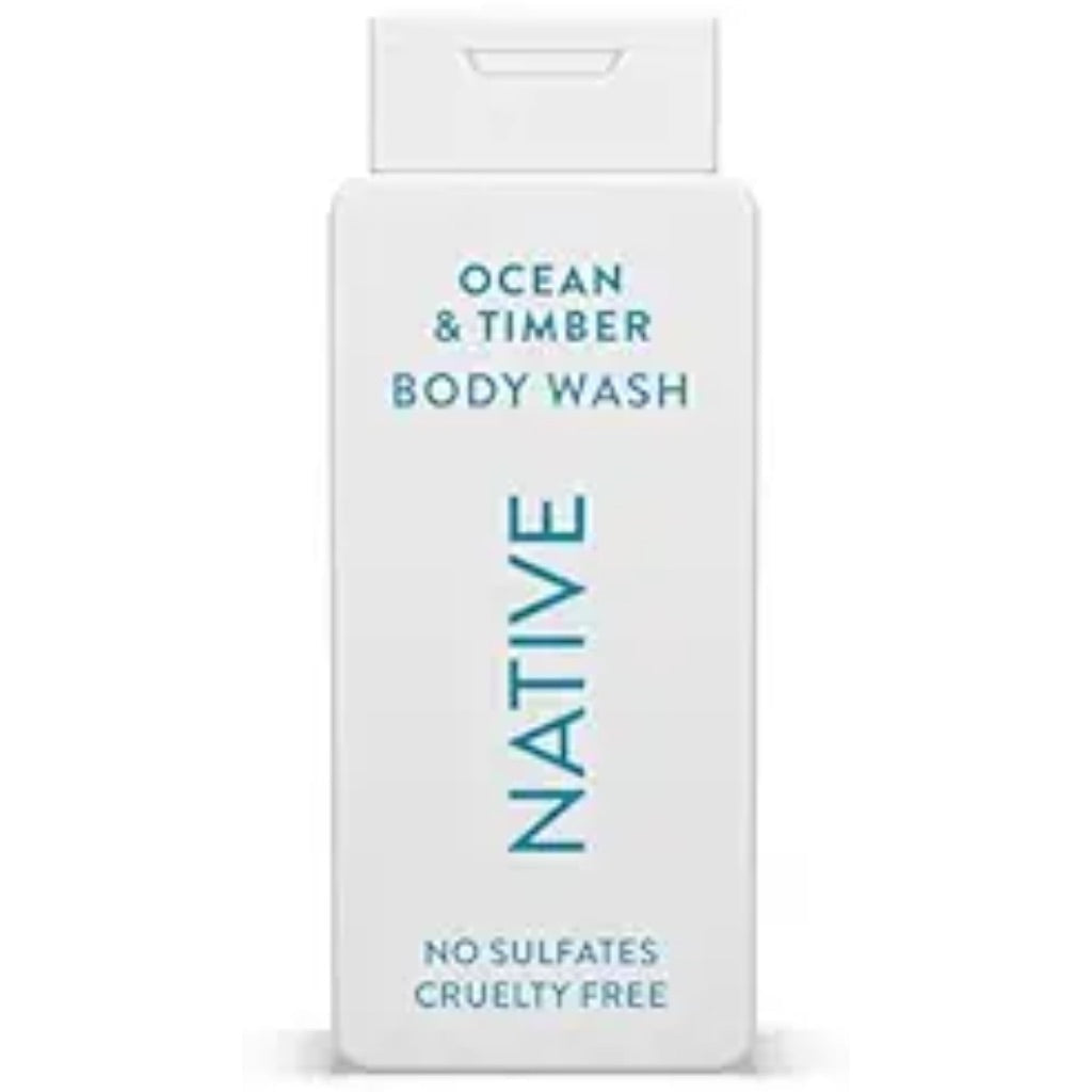 Native Body Wash - Ocean & Timber, 18 fl. oz.