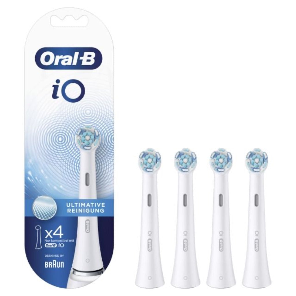 Oral-B iO Ultimate Clean Replacement Toothbrush Heads - 4 Pack
