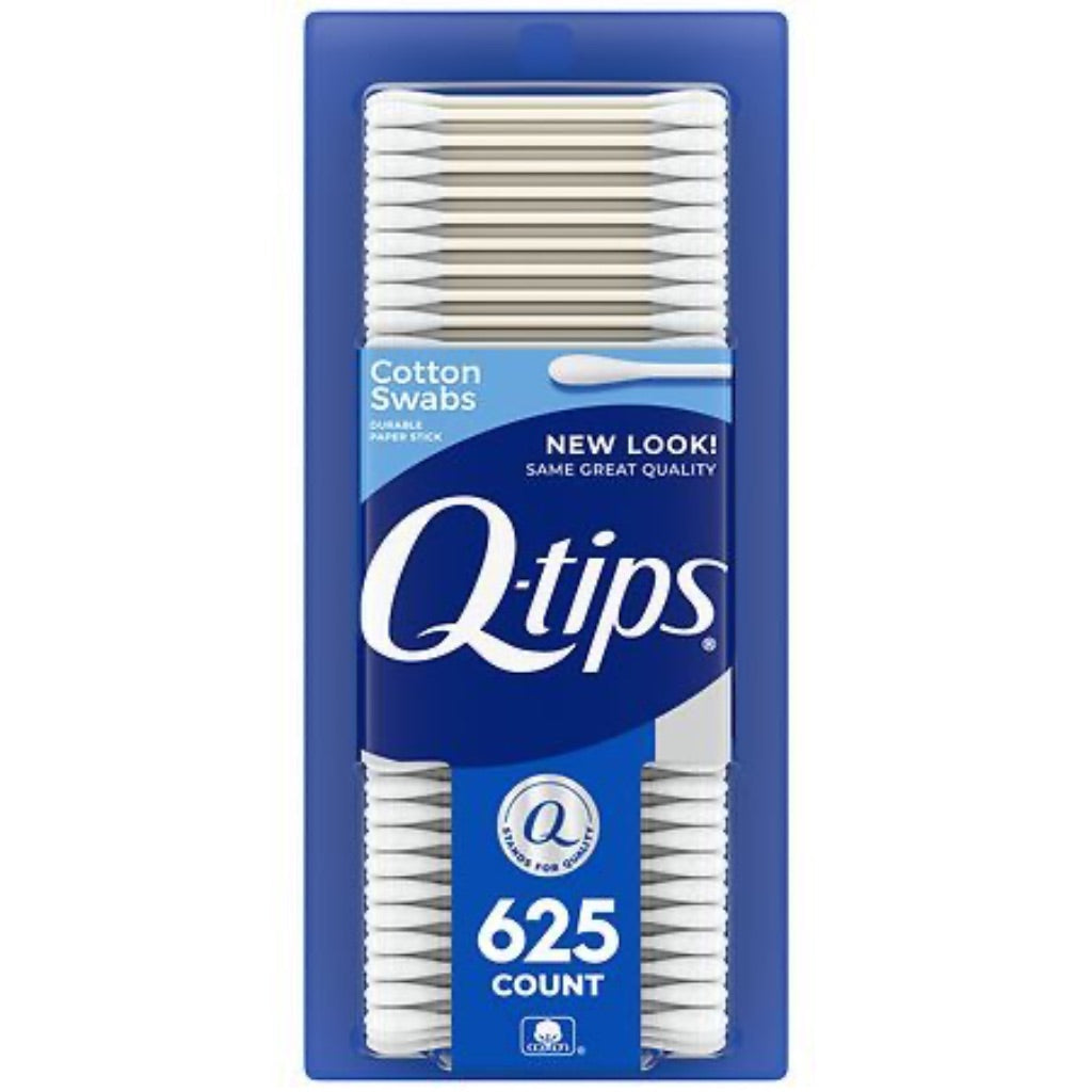 Q-tips Cotton Swabs  Original  For Home  First Aid and Beauty  100% Cotton  625 Count
