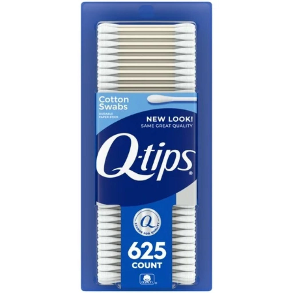 Q-tips Cotton Swabs  Original  For Home  First Aid and Beauty  100% Cotton  625 Count