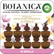 Botanica by Air Wick Plug in Scented Oil Refill - Himalayan Magnolia and Vanilla, 10ct