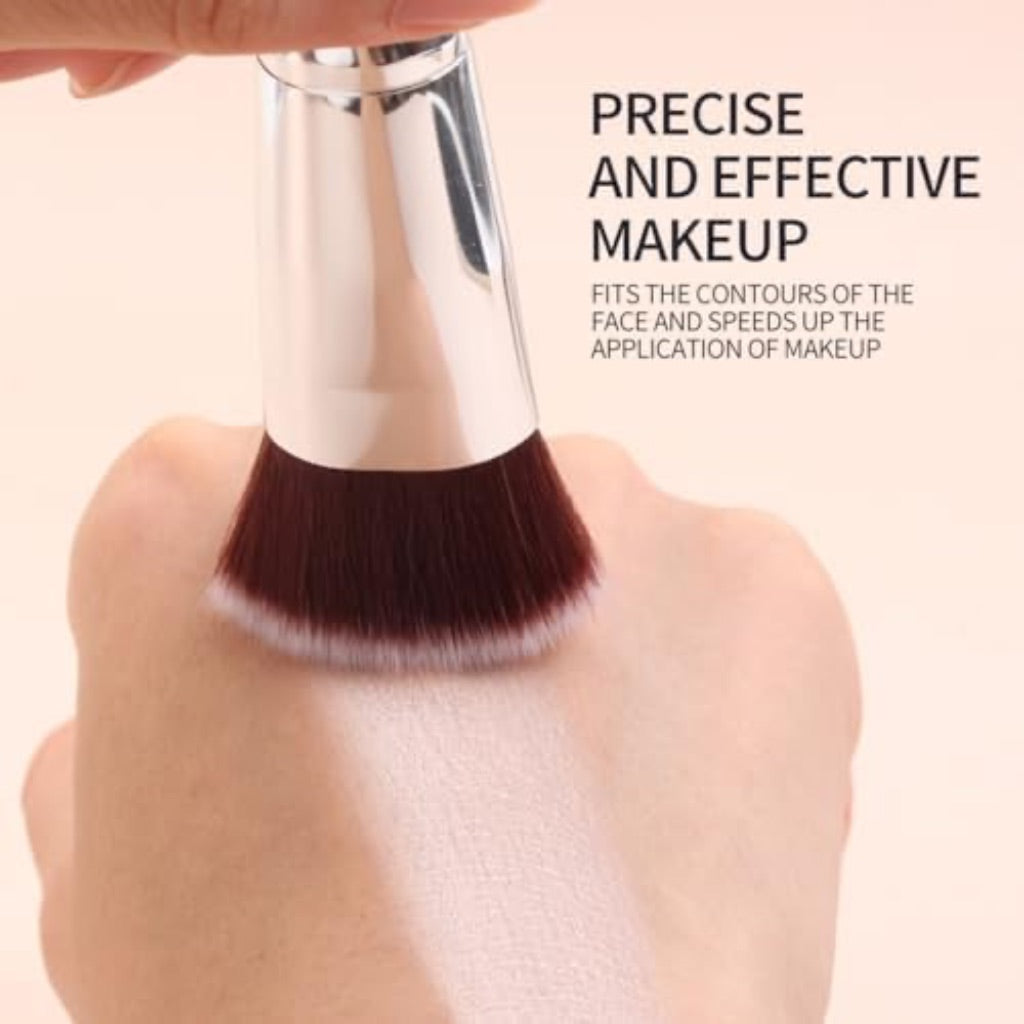 Foundation Brush for Liquid Makeup - Kabuki Makeup Brush for Flawless Application - Dense Flat Top Foundation Brush for Cream, Powder & BB Cream - Makeup Brushes for Women