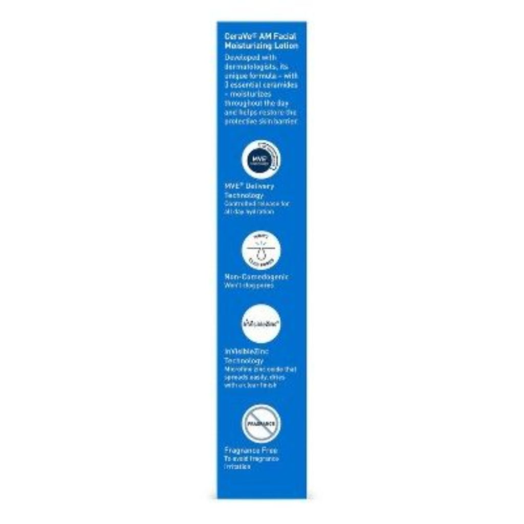 CeraVe AM Facial Moisturizing Lotion W/Sunscreen SPF 30 - 3 fl. oz.