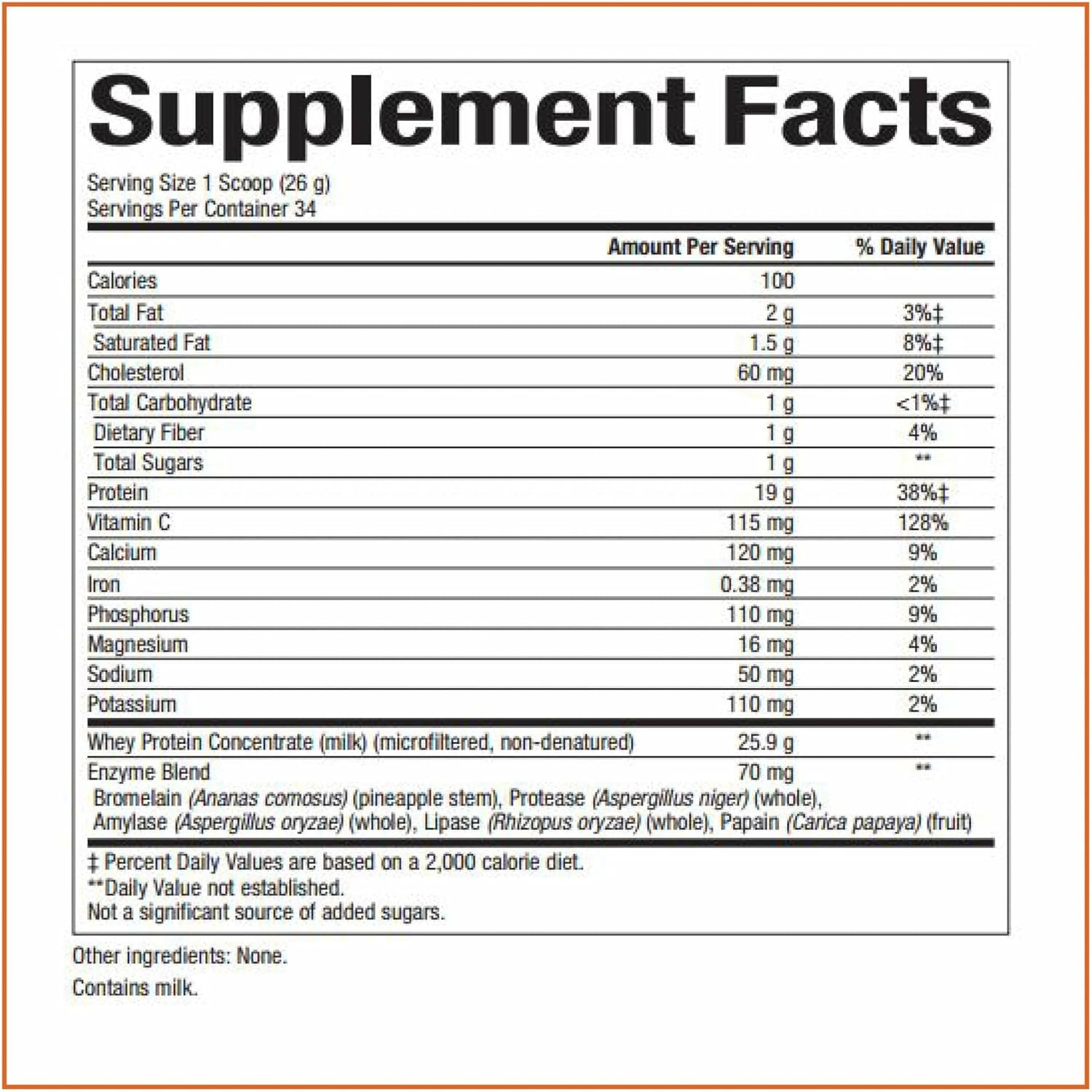 Natural Factors Whey Factors Grass-Fed Whey Protein Powder - Unflavored, 2 lb.