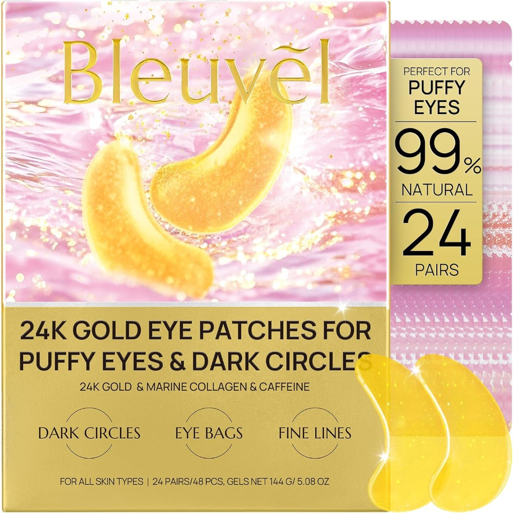Bleuvél 24K Gold Under Eye Masks - 14 Pairs