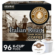 Barista Prima Coffeehouse Decaf Italian Roast Keurig K-Cup Coffee Pods, 96ct