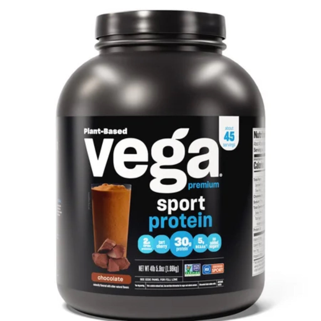 Vega Premium Sport Protein Powder, 4lb 5.9oz (45 svgs) - Chocolate