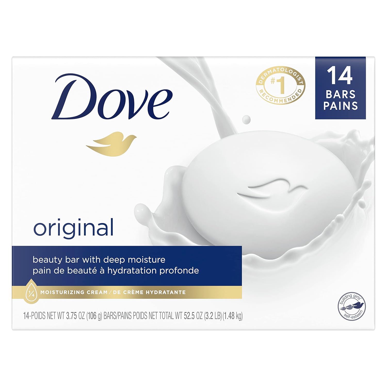 Dove Original Beauty Bar Soap - 14 Bars (3.75oz)
