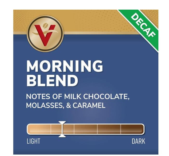 Victor Allen's Coffee Decaf Morning Blend Light Roast Keurig K-Cup Coffee Pods, 48 Count