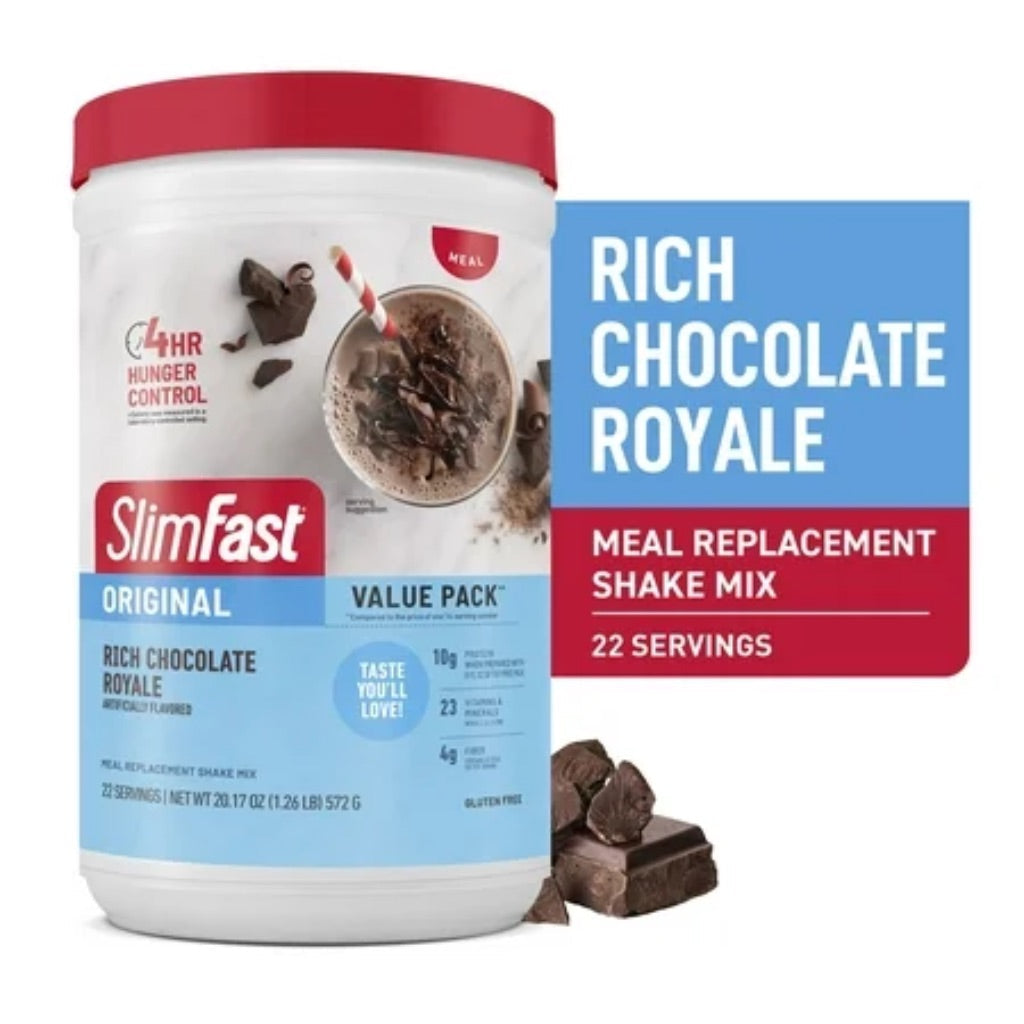 SlimFast Original Meal Replacement Shake Mix - Rich Chocolate Royale, 20.18 oz
