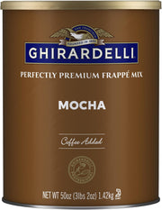 Ghirardelli Mocha Frappe Powder with Coffee Added, 50oz