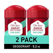 Old Spice Men's Sweat Defense Invisible Solid Antiperspirant Deodorant Stick - Pure Sport Plus, 2.6 oz (2 Pack)