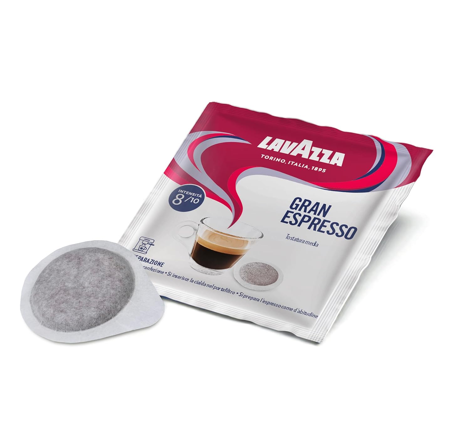 Lavazza Gran Espresso Easy Serve Italian Coffee Pods, 150 ct
