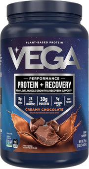 Vega Sport Vegan Protein + Recovery Powder - Creamy Chocolate, 29.5 oz.