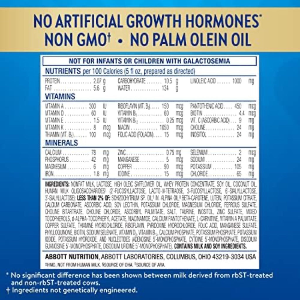 Similac 360 Total Care Infant Formula Powder, 36oz Cans - 3 Pack