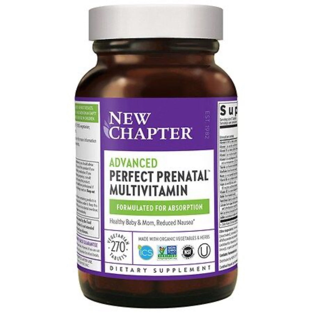 New Chapter Perfect Prenatal Multivitamin Tablets - 270ct