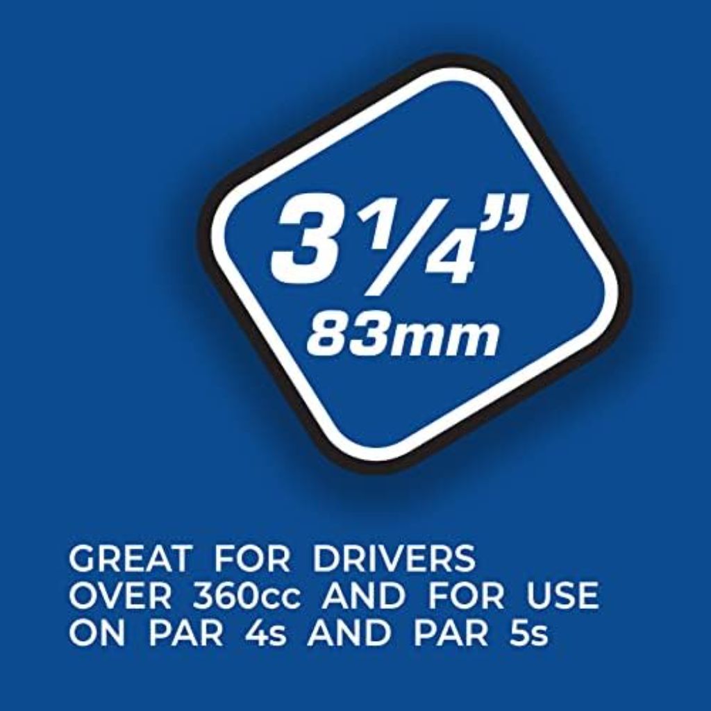 Pride Golf Tee Performance Plastic Golf Tees - Stars & Stripes - 100 Count, 3-1/4 Inch - Less Friction and Longer Drives - Made in the USA