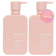 MONDAY HAIRCARE Moisture Shampoo + Conditioner Duo for Dry, Coarse, Stressed, Coily & Curly Hair - 12 fl. oz.