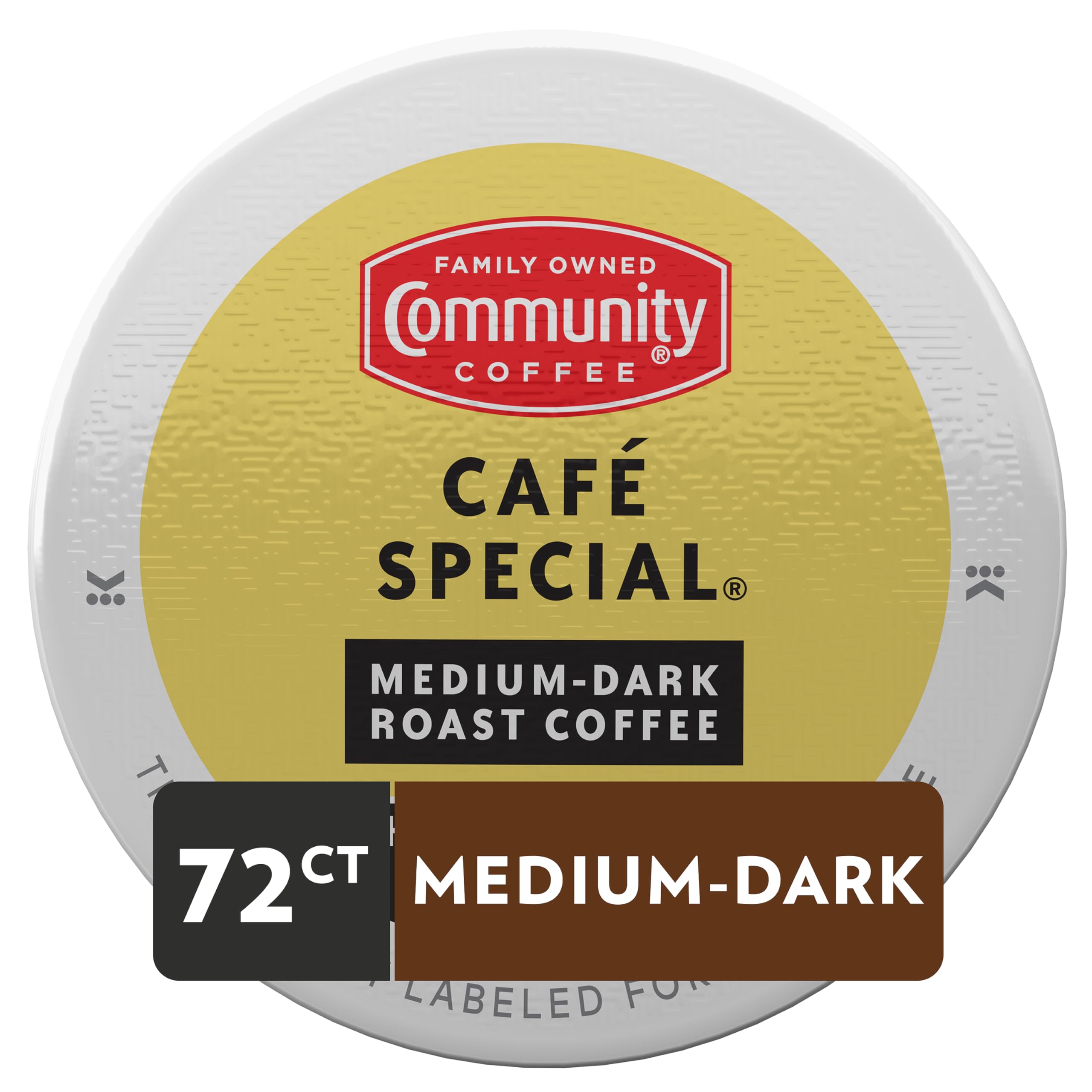 Community Coffee Cafe Special Medium-Dark Roast Keurig K-Cup Coffee Pods, 72ct