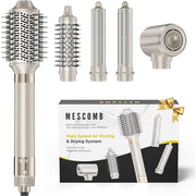 MESCOMB Upgraded 5-in-1 Hot Air Styling System - Silver